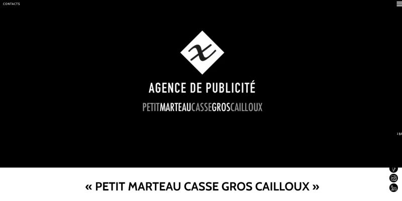 capture site web agence de publicité agence x
